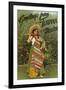 Greetings from Tijuana, Senorita in Sarape-null-Framed Art Print