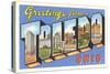 Greetings from Toledo, Ohio-null-Stretched Canvas