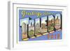 Greetings from Toledo, Ohio-null-Framed Art Print