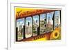 Greetings from Topeka. Kansas-null-Framed Premium Giclee Print