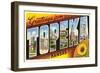 Greetings from Topeka. Kansas-null-Framed Art Print