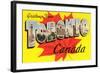 Greetings from Toronto, Canada-null-Framed Art Print