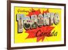 Greetings from Toronto, Canada-null-Framed Premium Giclee Print