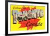 Greetings from Toronto, Canada-null-Framed Premium Giclee Print