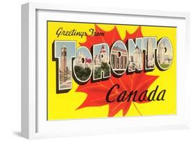 Greetings from Toronto, Canada-null-Framed Art Print