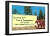 Greetings from Truth or Consequences-null-Framed Art Print