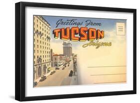 Greetings from Tucson, Arizona-null-Framed Art Print