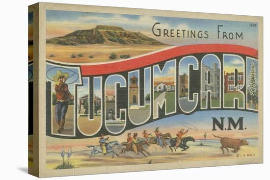 Greetings from Tucumcari-null-Stretched Canvas