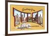 Greetings from Tulsa, Oklahoma-null-Framed Art Print