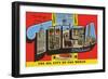 Greetings from Tulsa, Oklahoma-null-Framed Art Print