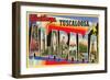 Greetings from Tuscaloosa, Alabama-null-Framed Art Print