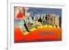 Greetings from Tuscon, Arizona-null-Framed Premium Giclee Print