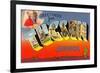 Greetings from Tuscon, Arizona-null-Framed Premium Giclee Print