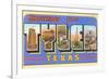 Greetings from Tyler, Texas-null-Framed Premium Giclee Print