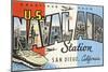 Greetings from U.S. Naval Air Station, San Diego, California-null-Mounted Premium Giclee Print