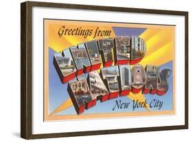 Greetings from United Nations, New York City-null-Framed Art Print