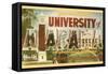 Greetings from University of Alabama, Tuscaloosa-null-Framed Stretched Canvas