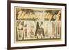 Greetings from University of Vermont-null-Framed Premium Giclee Print