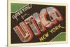 Greetings from Utica, New York-null-Stretched Canvas