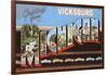 Greetings from Vicksburg-null-Framed Art Print