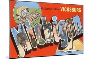 Greetings from Vicksburg-null-Mounted Art Print