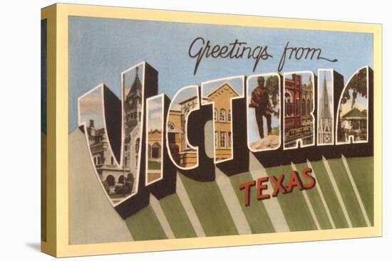 Greetings from Victoria, Texas-null-Stretched Canvas