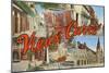 Greetings from Vieux Carre, New Orleans, Louisiana-null-Mounted Art Print