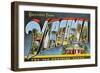 Greetings from Virginia, the Old Dominion State-null-Framed Giclee Print