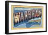 Greetings from Wareham, Massachusetts-null-Framed Art Print