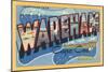 Greetings from Wareham, Massachusetts-null-Mounted Art Print