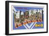 Greetings from Warren, Ohio-null-Framed Art Print