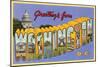 Greetings from Washington, D.C.-null-Mounted Art Print