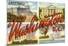 Greetings from Washington, DC-null-Mounted Art Print