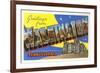 Greetings from Washington, Pennsylvania-null-Framed Art Print