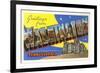 Greetings from Washington, Pennsylvania-null-Framed Art Print