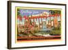 Greetings from Washington, the Evergreen State-null-Framed Giclee Print