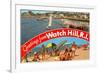 Greetings from Watch Hill, Rhode Island-null-Framed Art Print