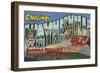 Greetings from Waynesville, North Carolina-null-Framed Art Print