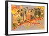 Greetings from West Hollywood, California-null-Framed Art Print