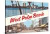 Greetings from West Palm Beach, Florida-null-Stretched Canvas