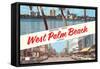 Greetings from West Palm Beach, Florida-null-Framed Stretched Canvas