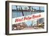 Greetings from West Palm Beach, Florida-null-Framed Art Print