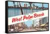 Greetings from West Palm Beach, Florida-null-Framed Stretched Canvas