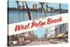 Greetings from West Palm Beach, Florida-null-Stretched Canvas