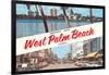 Greetings from West Palm Beach, Florida-null-Framed Art Print