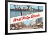 Greetings from West Palm Beach, Florida-null-Framed Premium Giclee Print