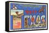 Greetings from West Texas-null-Framed Stretched Canvas