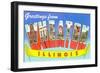 Greetings from Wheaton, Illinois-null-Framed Art Print