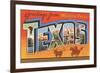 Greetings from Wichita Falls, Texas-null-Framed Premium Giclee Print