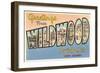 Greetings from Wildwood-by-the-Sea, New Jersey-null-Framed Art Print